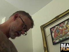 BEARFILMS Alex Tikas And Julian Torres Wild 3some Lovemaking