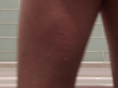 Gay-For-Pay Man Nails his Bootie in the Douche with a Absorption Bowl Fuck Stick