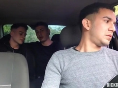 Threesome In The Car