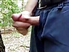 Walking in the woods with my cock out