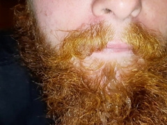 Salivating ASMR / My Good-Sized Facial Hair Gets Coated / Fetish / Hefty Tongue / 4k Quality