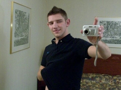 Bad boy named Justin showing his attractive body here