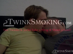 Hot Patrick Kennedy rimmed and smoke fucked the eager asshole of sexy Dustin Fitch