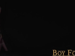 Twunk fag buttfuck sans a condom assfucking drills by his tutors