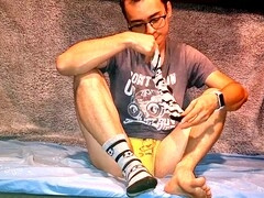 Undergarments, real-orgasm, faggot