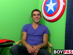 Handsome young dick lover plays with his rod all alone