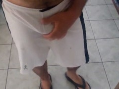 Average-dicked male stripper - the hot Latino guy next door