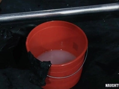 Hairy furry guy indulges in wild cumshot fetish with Jizz Flow