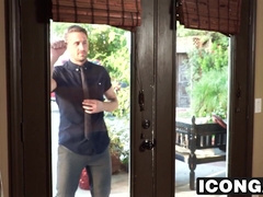 Good looking hunk anally destroys a pretty young jock