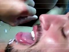 Model gay sex solo Tanned, slick and insatiable Jordan gets double