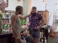 Wedding fuck with three Latino hotties enjoying anal