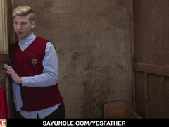 Gargling Large Pecker Priest In Gloryhole