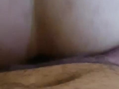 Me taking it in the sizzling bum until I get milk on my arse