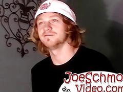 Straight Nimrod undresses and shows off his dick for a suck