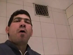 Bareback Daddy in the Gas Station WC