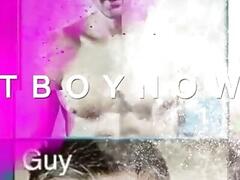 Homemade Juicy Black Booty Fucked And Cummed On By 2 BBC