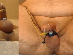 New estim session after vasectomy filled with stimulating audio for an interactive cum experience!