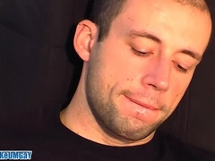 French gay-for-pay firefighter masculine had his XXL stiffy jacked by a fellow.