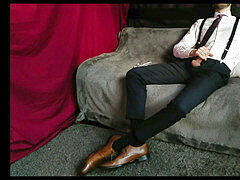 Kink, fully clothed, socks