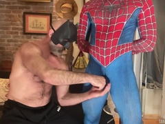 Super Hero Cumshot Contest And Bate Coaching