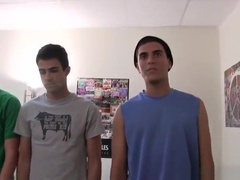 Hazed straight twinks tricked into anal sex