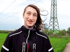 Effeminate amateur hottie fucked in the butt