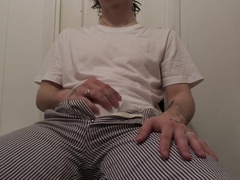 The dude touched himself and nutted