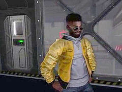 Asiático é fodido por um cara negro (Asian fag banged by dark-hued dude)