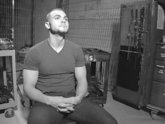 Muscled stud Brock Avery Tormented and Fucked