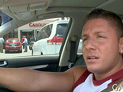 Juvenile gay fellows having ass-fuck sex