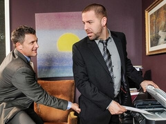 Moody anal fuck with Preston Steel and Brenden Cage