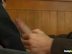 Tommy DeLucas Ginormous Rigid Prick Was Stroked By 2 Spectacular Daddies