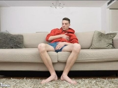 Chad Johnstone massaging his little anal hole