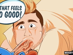 Tat faggot roll flop and facial cumshot jizz