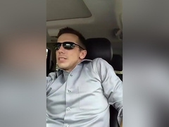 Driving while jacking off for web cam audience