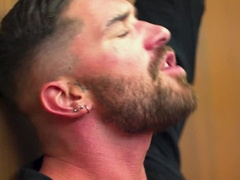 Torrid Lumberjack Gives Nosey Lad His First-ever Bottom Practice