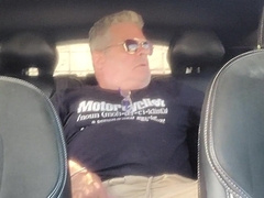 Truck onanism in public parking pile