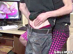 lad weirdos have a sausage sucking and cum spraying session