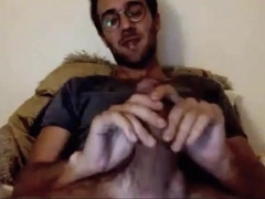 Sexy French Str8 Guy Shoots All Over Himself 214