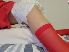 ABDL Nappy man Porking a Cushion