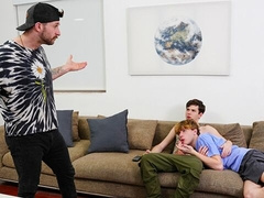 Nicholas Ryder and Dakota Lovell in a freeuse threesome