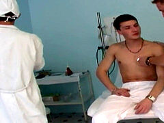 Three Hot Czech Gay Guys deep-throat and poke mate in Hospital