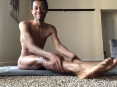 Toyed, bodybuilder fucked, solo