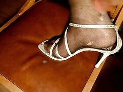 Fucking my wife's nylon socks - what a mess