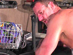 Bear, big cock, ass fucking