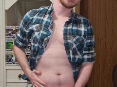 Country dude nutting in his apartment