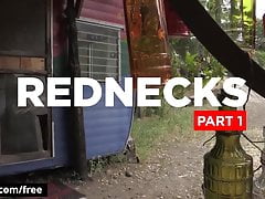 Brandon Evans with Tobias at Rednecks Part 1 Scene 1