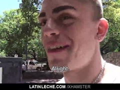 LatinLeche - Wavy Haired Dude Gargles A Good-sized Latino Weenie