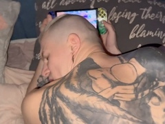 I get my fuckhole pounded by a big cock while having fun playing Fortnite