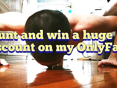 Count the pushups and win the prize